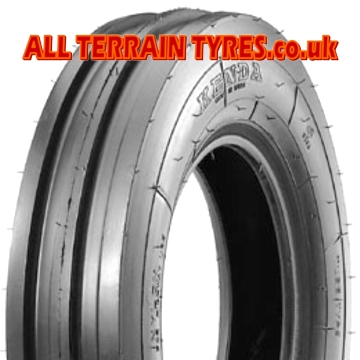 4.00-12 8 Ply Three Rib Tractor Front Tyre - Click Image to Close